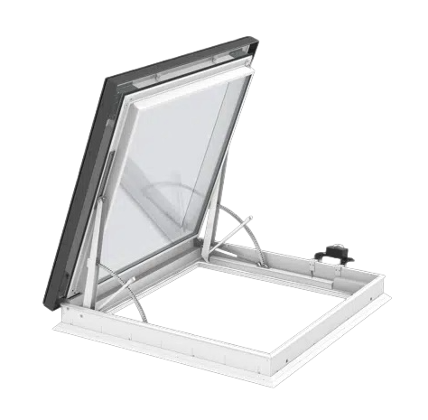 VELUX CXU 150150 0220K01 Flat Glass Roof Exit Package with Double Glazed Base (150cm x 150cm)