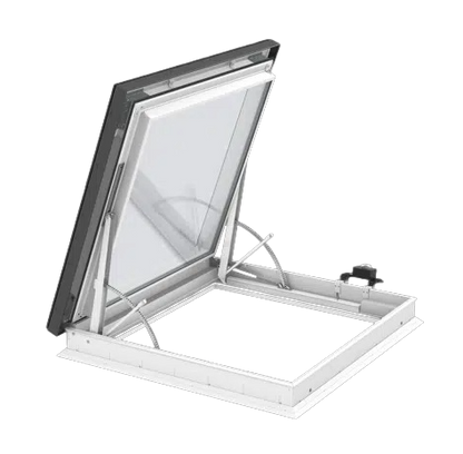 VELUX CXU 100100 0220K01 Flat Glass Roof Exit Package with Triple Glazed Base (100cm x 100cm)