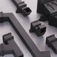 Brett Martin Square 65mm Cast Iron Effect 75mm Offset (BR575CI)