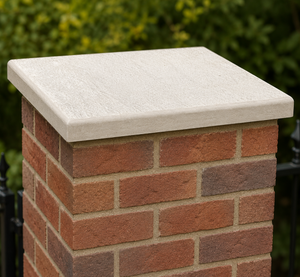 Castle Composites Sandstone Pier Cap - Mint 370mm x 370mm