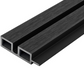 Cladco Composite Slatted Wall Cladding Double End Profile Trim - 2.5m (All Colours)