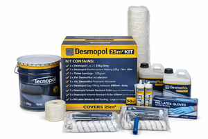 Desmopol Liquid Polyurethane Waterproofing Kit - 25m²