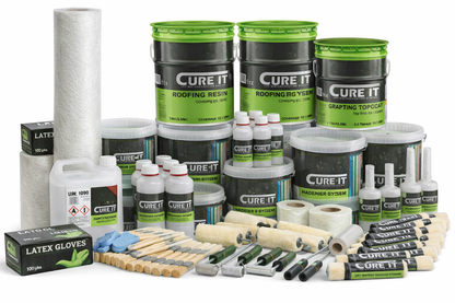 Cure It 100 m² GRP Roofing Kit (with Tools)