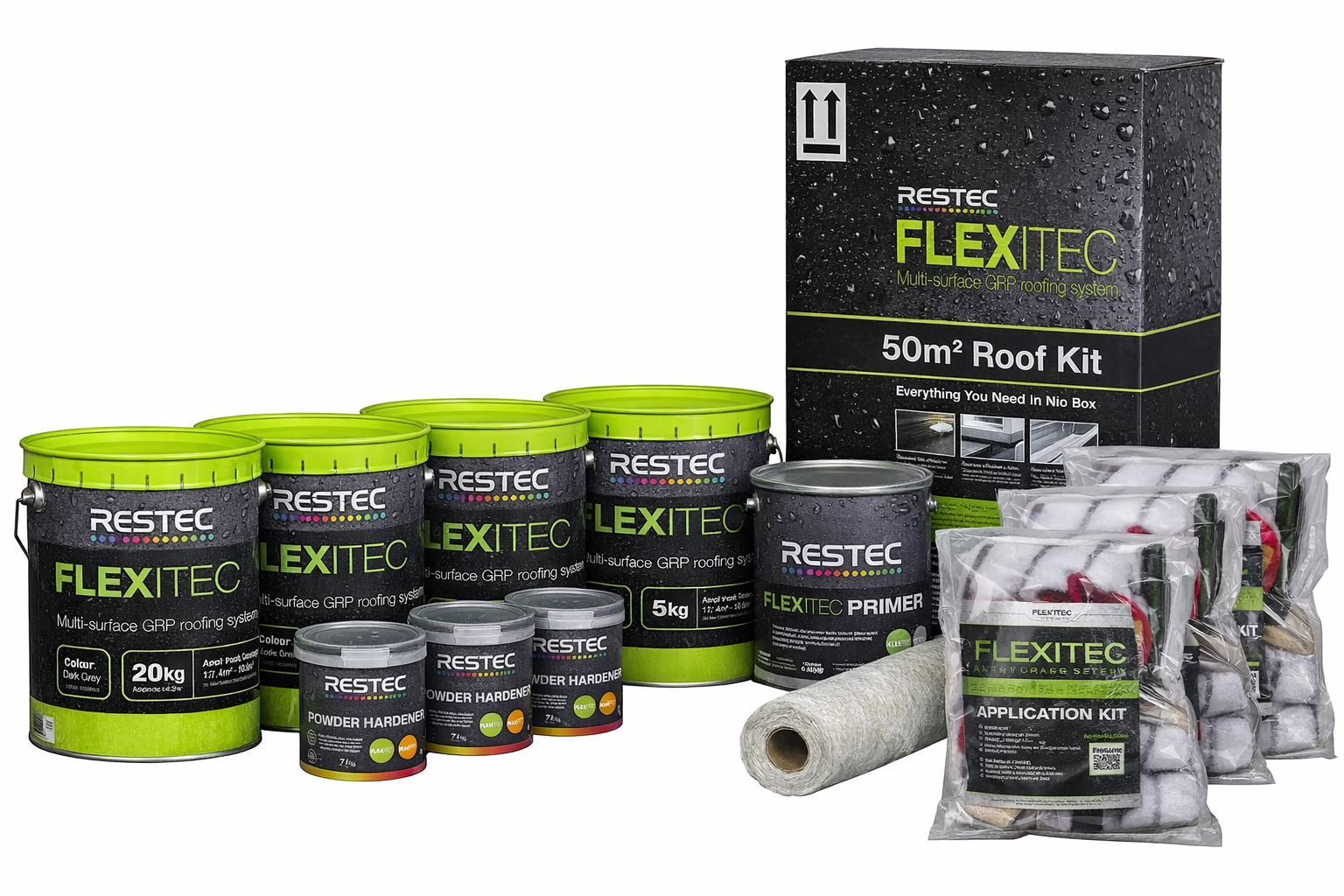Restec FlexiTec 2020 Roof Kit - 50m2