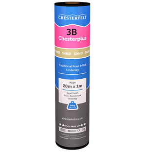 Chesterfelt 3B Bonding Glass Fibre Underlay 20m x 1m Roll