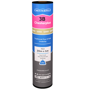 Chesterfelt 3B Bonding Glass Fibre Underlay 20m x 1m Roll