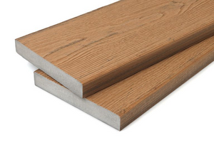 Cladco Premium PVC-ASA Woodgrain Effect Capstock Decking Board - Chestnut (3.6m)