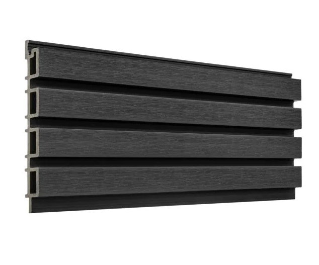 Cladco Composite Slatted Wall Cladding Panels - Charcoal (2.5m)