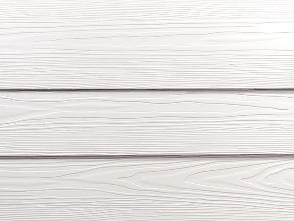 Cladco Fibre Cement Exterior Wall Cladding Boards - White (3.66m)