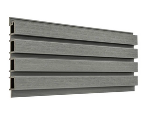 Cladco Composite Slatted Wall Cladding Panels - Stone Grey (2.5m)