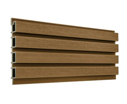 Cladco Composite Slatted Wall Cladding Panels - Teak (2.5m)