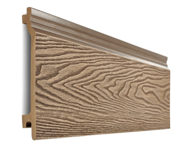 Cladco Signature Woodgrain Composite Wall Cladding Board - Teak (3.6m)