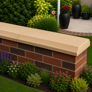 Classical Creations Chamfered Flat Coping Stones - Sandstone