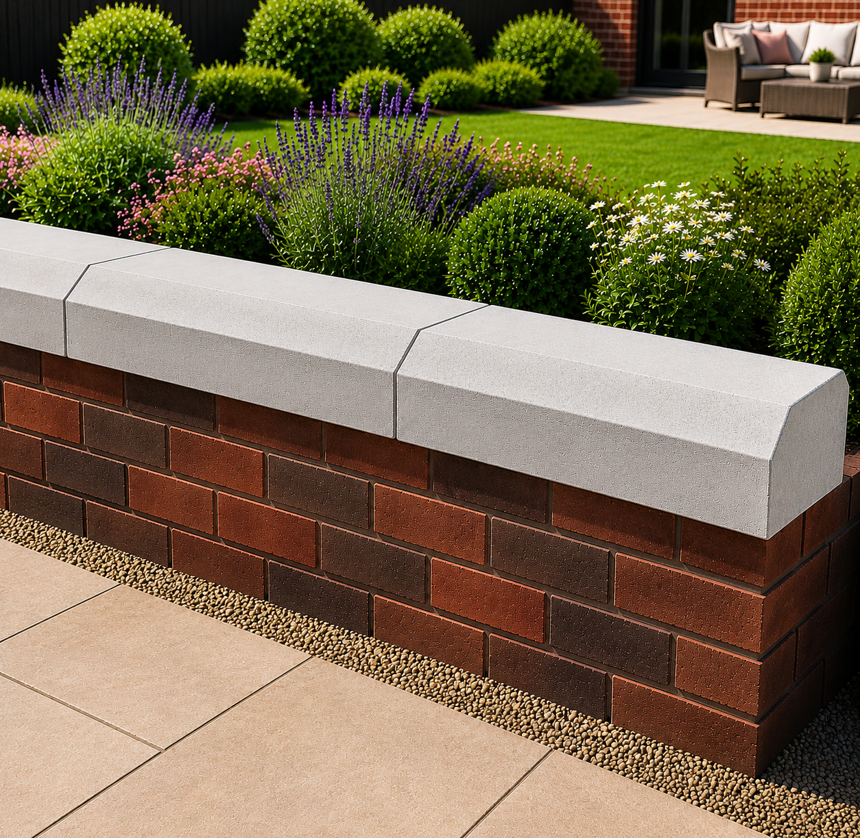Classical Creations Deep Victorian Coping Stones - Light Grey