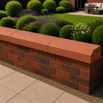 Classical Creations Deep Victorian Coping Stones - Terracotta