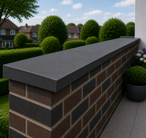 Classical Creations Once Weathered Coping Stones - Charcoal