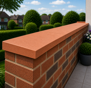 Classical Creations Once Weathered Coping Stones - Terracotta
