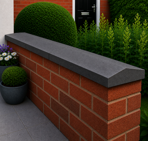 Classical Creations Twice Weathered Apex Coping Stones - Charcoal