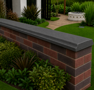 Classical Creations Twice Weathered Bevelled Coping Stones - Charcoal
