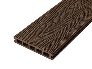 Cladco Woodgrain Effect Hollow Composite Decking Board - Coffee (2.4m)