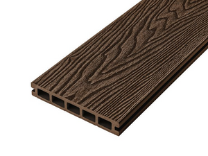 Cladco Woodgrain Effect Hollow Composite Decking Board - Coffee (4m)