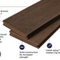 Cladco Solid Commercial Grade Composite Decking Board - Coffee (4m)