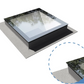 TuffX Infinity Frameless Flat Glass Rooflight - Satin Privacy Double Glazed (1.2 U-Value)