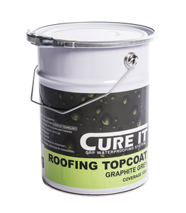 Cure It GRP Roofing Topcoat - Graphite Grey 5kg