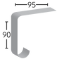 A200 Universal GRP Fascia / Drip Trim - 3m