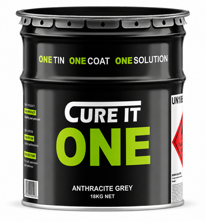 Cure It ONE GRP Roofing Resin - Anthracite Grey 18kg