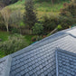 Mayan Natural Slate All-in-One Real Ridge Graphite Ridge Tile 500mm