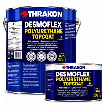 DESMOFLEX® 2-Part Aliphatic Polyurethane Top Coat - 5kg
