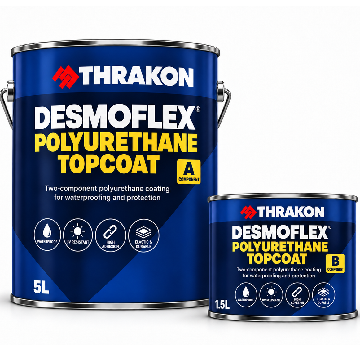 DESMOFLEX® 2-Part Aliphatic Polyurethane Top Coat - 5kg