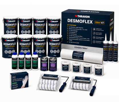 DESMOFLEX® Liquid Polyurethane Waterproofing Kit - 100m2