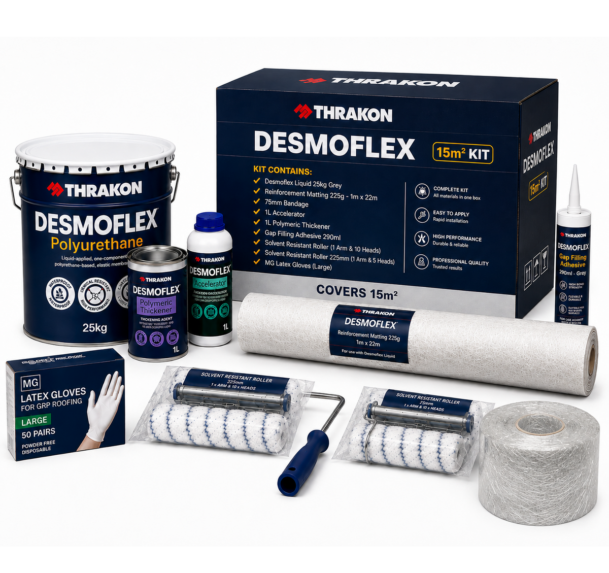 DESMOFLEX® Roof Kit Liquid Polyurethane - 15m2