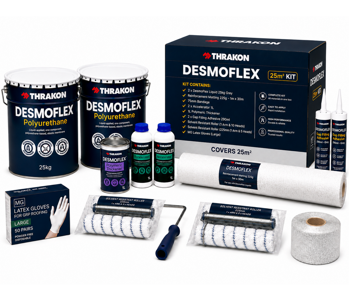 DESMOFLEX® Roof Kit Liquid Polyurethane - 25m2