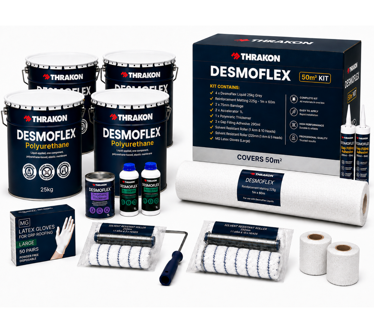 DESMOFLEX® Roof Kit Liquid Polyurethane - 50m2