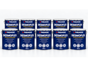 DESMOFLEX® Premium Polyurethane Waterproofing - 25kg (Pallet of 10 Tins 150m2)