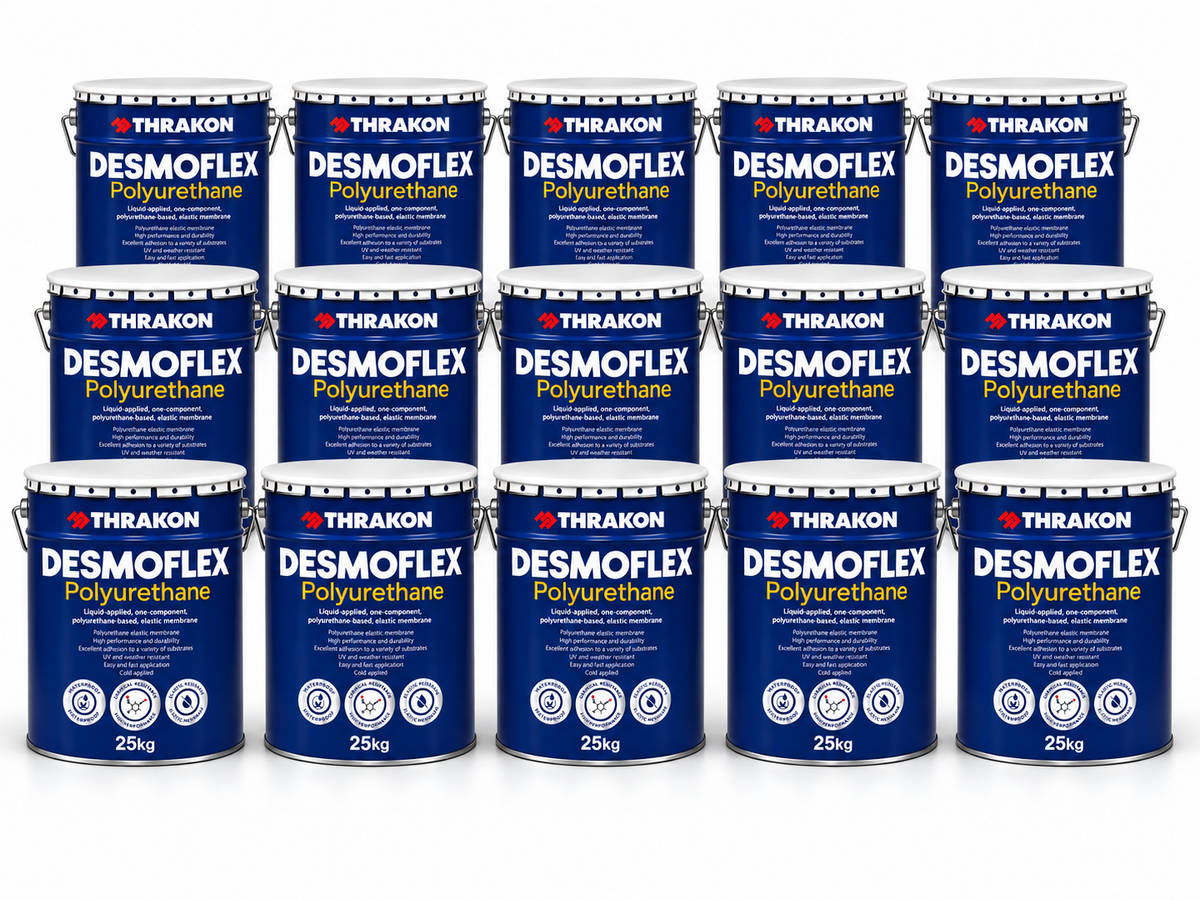 DESMOFLEX® Premium Polyurethane Waterproofing - 25kg (Pallet of 15 Tins 225m2)