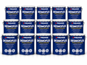 DESMOFLEX® Premium Polyurethane Waterproofing - 25kg (Pallet of 15 Tins 225m2)