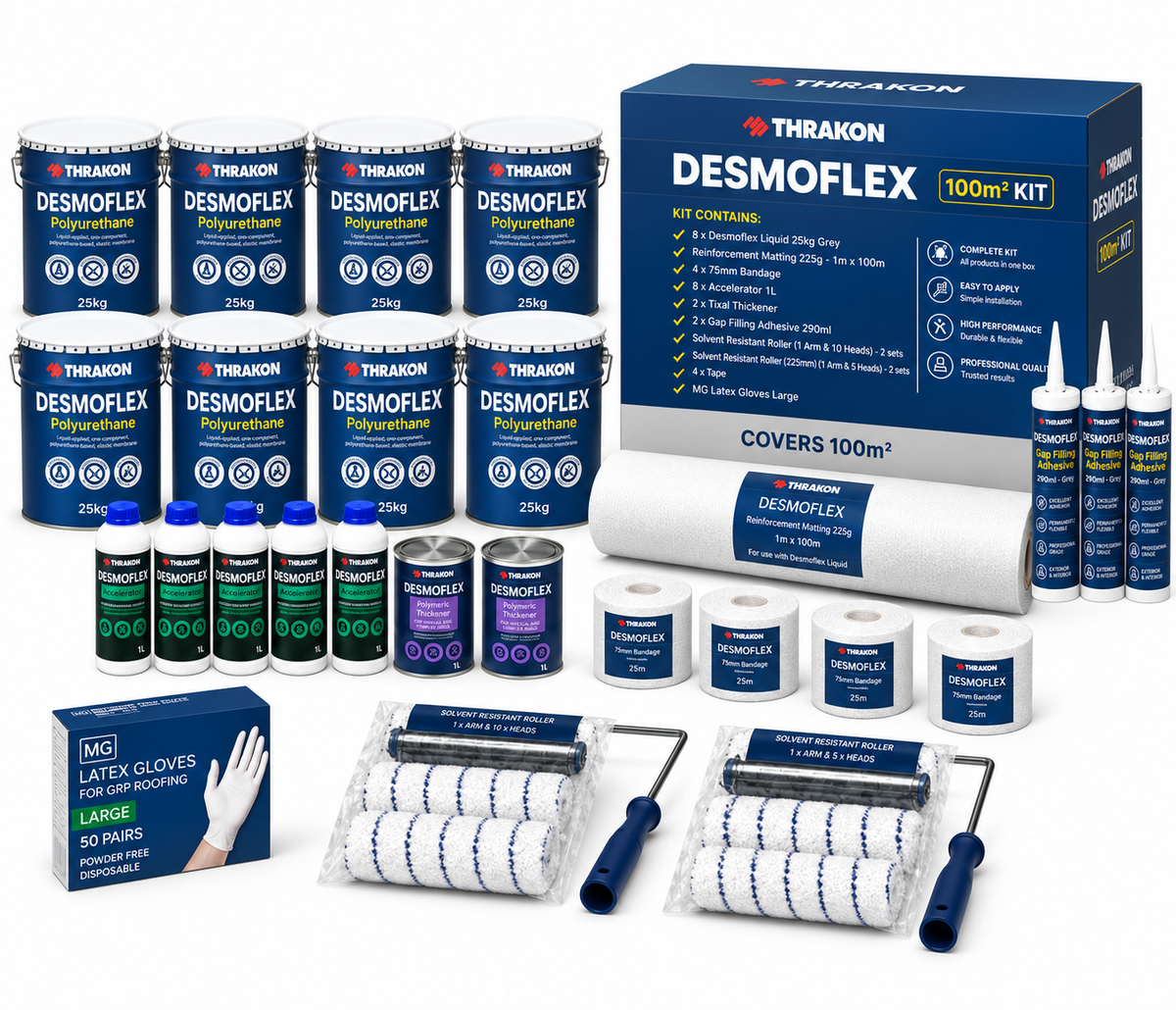 DESMOFLEX® Roof Kit Liquid Polyurethane - 100m2