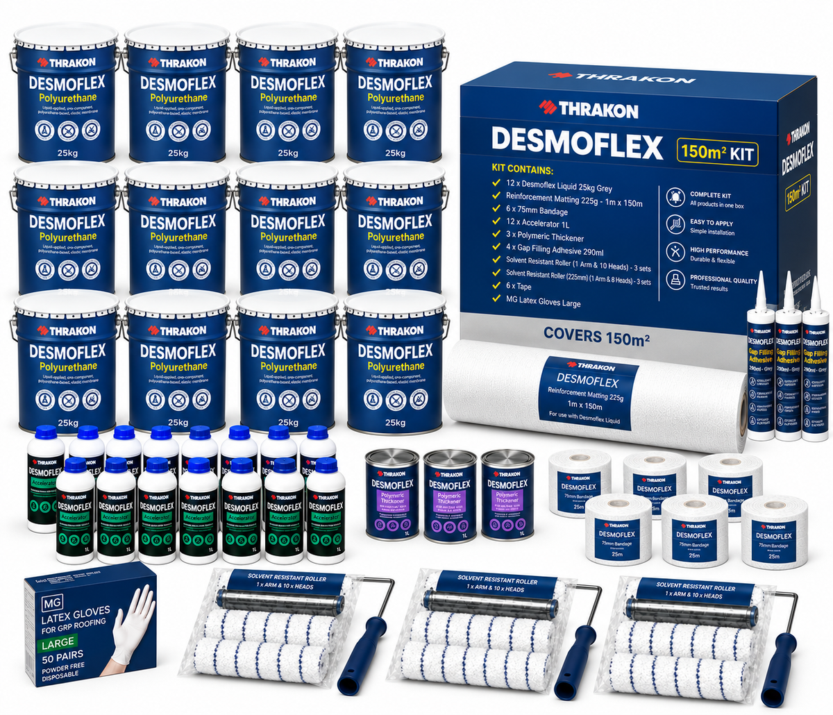 DESMOFLEX® Roof Kit Liquid Polyurethane - 150m2