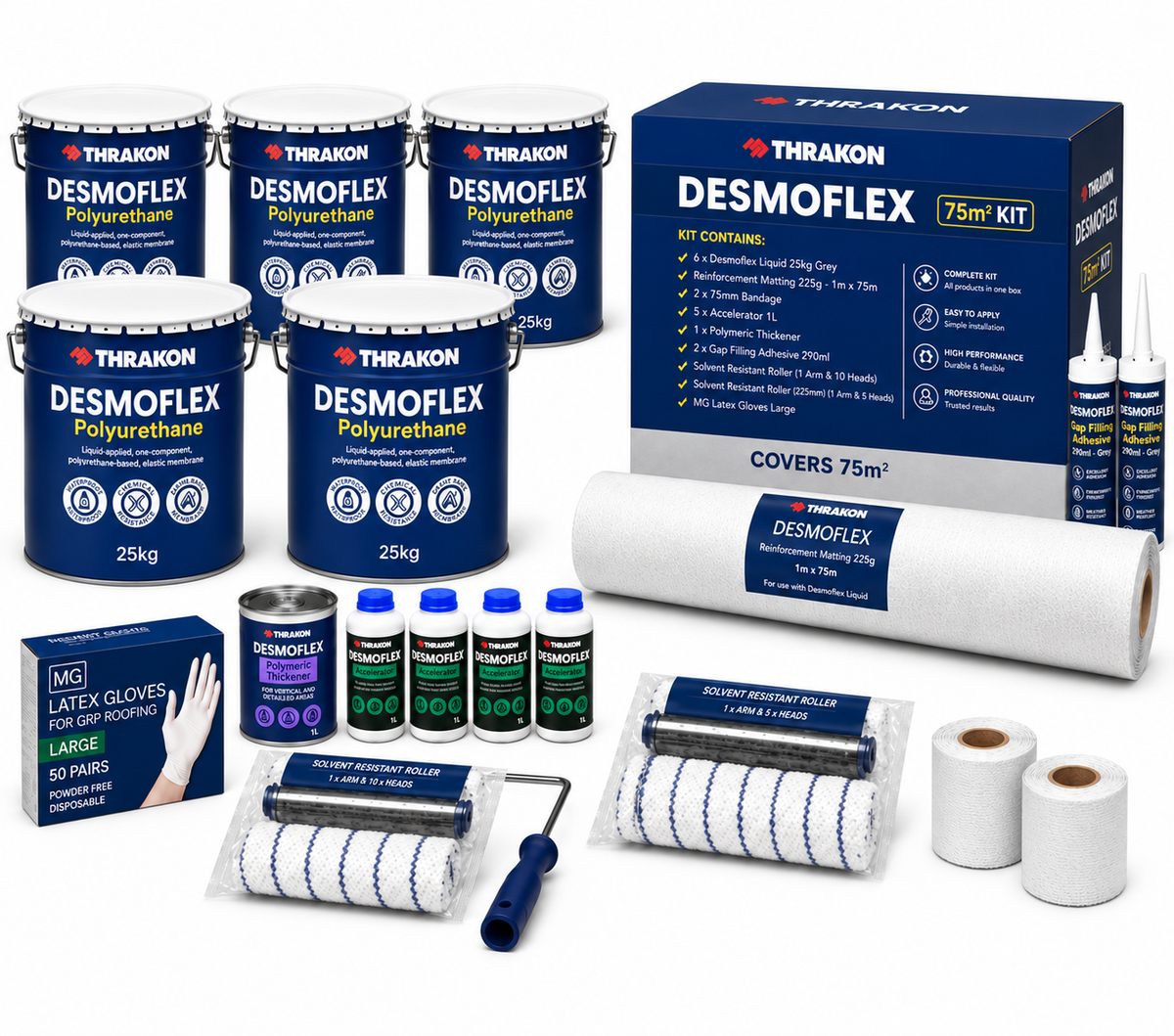 DESMOFLEX® Roof Kit Liquid Polyurethane - 75m2