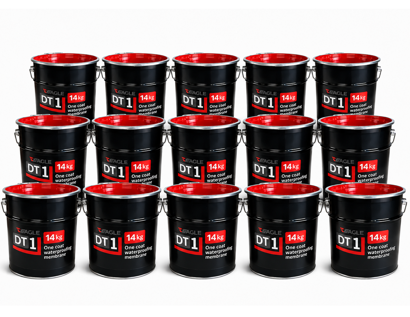 DT1 One Coat Hybrid Polyurethane Waterproofing Membrane - Grey 14kg (PALLET of 15 Tins)