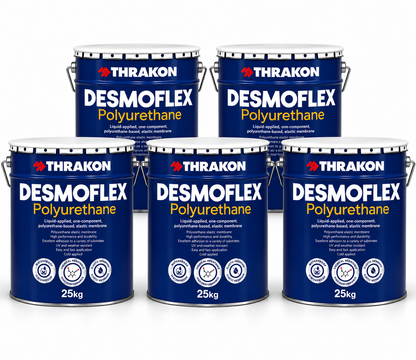 DESMOFLEX® Premium Polyurethane Waterproofing - 25kg (Pallet of 5 Tins 75m2)