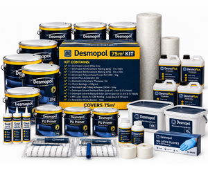 Desmopol Liquid Polyurethane Waterproofing Kit - 75m²