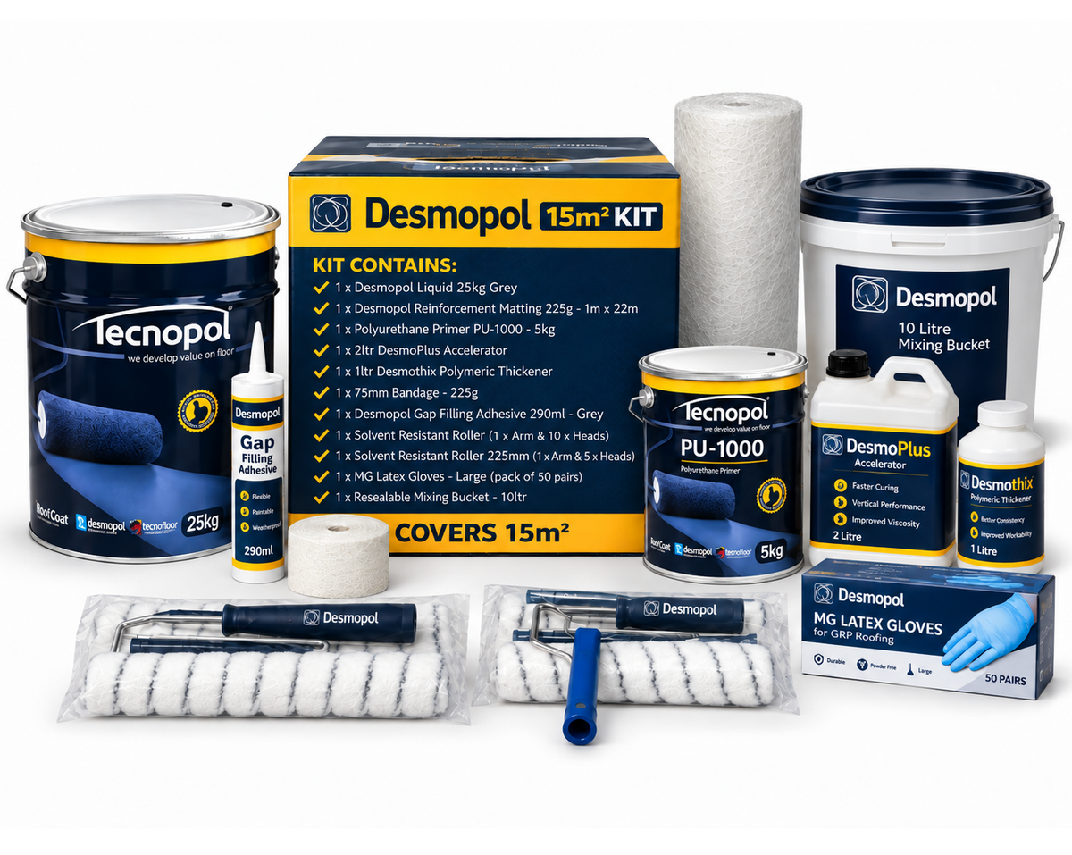 Desmopol Liquid Polyurethane Waterproofing Kit - 15m²