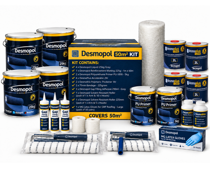 Desmopol Liquid Polyurethane Waterproofing Kit - 50m²
