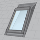 VELUX EAS 6000 Pro + Mini Dormer Flashing - For Slate & Flat Roofing Material up to 16mm thick (for roof pitches 20° - 75°)