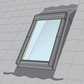 VELUX EAW 6000 Pro + Mini Dormer Flashing - For tiles up to 120mm in profile (for roof pitches 10° - 75°)